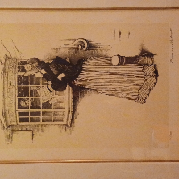 Norman Rockwell signed numbered lithograph - Picture 9 of 10